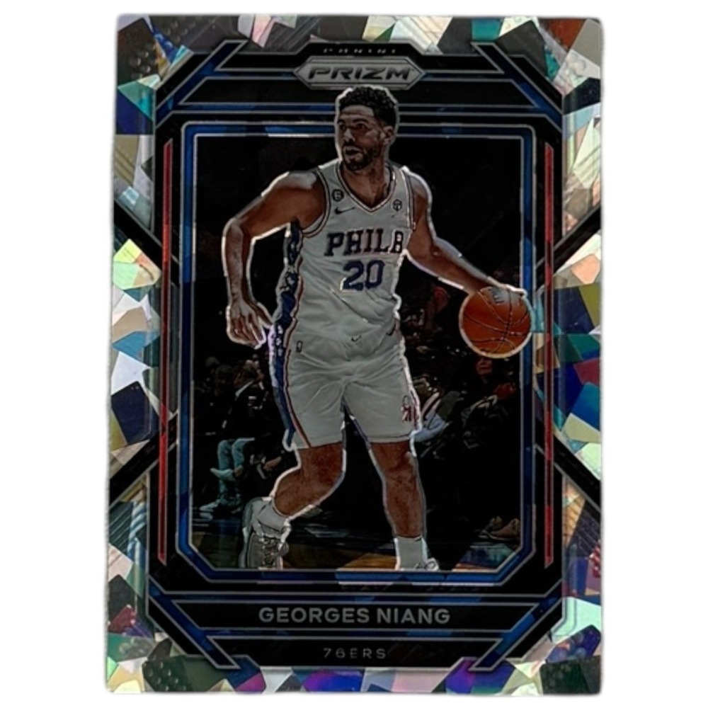 2022-23 Prizm Georges Niang Silver Cracked Ice Prizm #24 Philadelphia 76ers